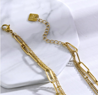 Marli Pearl triple stran necklace